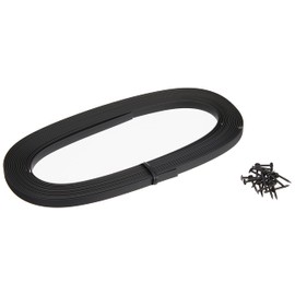 Net band approx. 2.4 inches (6 mm x 7 m) black with nails (length 0.6 inches (15 mm) x 50 pieces)