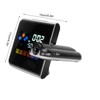 Indoor Projection LED Clock Thermometer Hygrometer Weather Forecast Snooze Perpetual