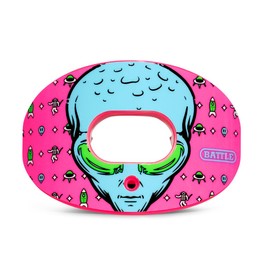 Battle Sports Oxygen - Protector bucal de fútbol con correa, flujo de aire superior y mejor rendimiento, máxima transpirabilidad, funciona con aparatos ortopédicos