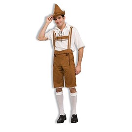 Men's Hansel Costume, Brown/Off White, One Size