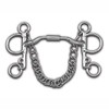 Myler Pelham with Stainless Steel Low Port Comfort Snaffle