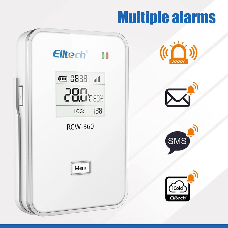 Elitech RCW-360 WiFi Temperature and Humidity Data Logger Wireless Remote