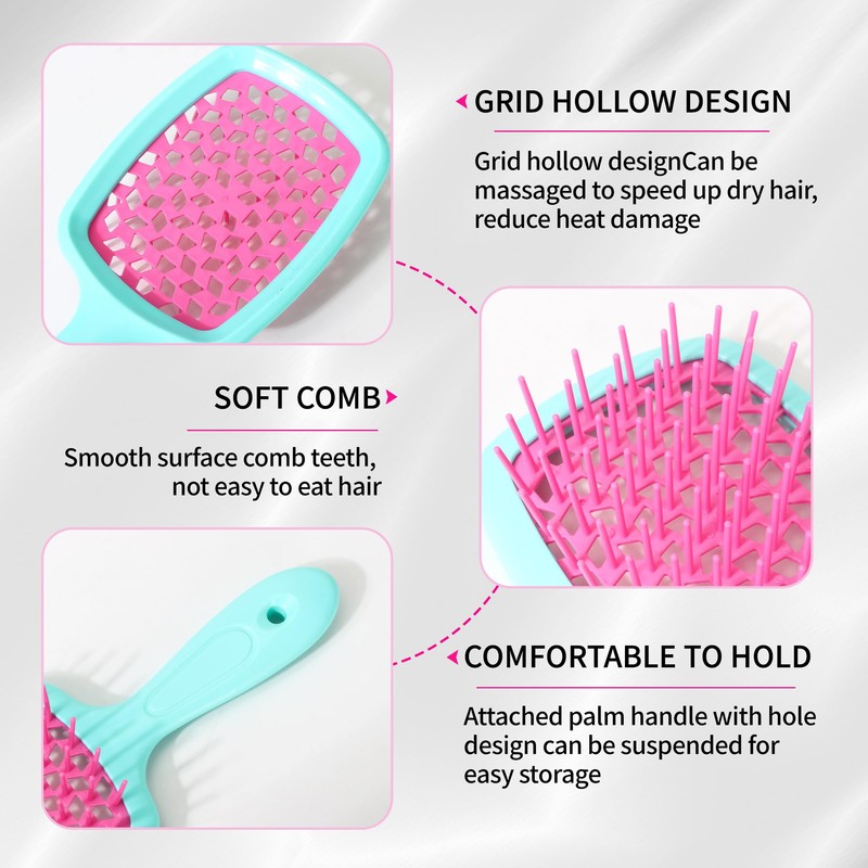 Detangling Hair Brush Wet & Dry Vented Detangling Hair Brush