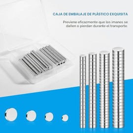 Imanes para manualidades, Caturledas, paquete de 250 piezas, imanes pequeños redondos de neodimio de tierras raras de 5x2mm para nevera, para uso en h