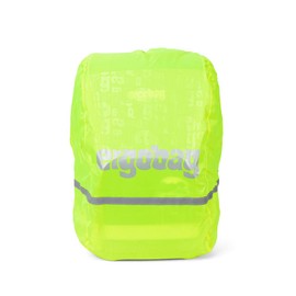 Ergobag Waterproof Rain Cover for School Backpacks, Fluorescent Colours, Reflectors, Elasticated Yellow