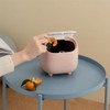 AIWE7D Small Desktop Trash Can with Lid for Desk Trash