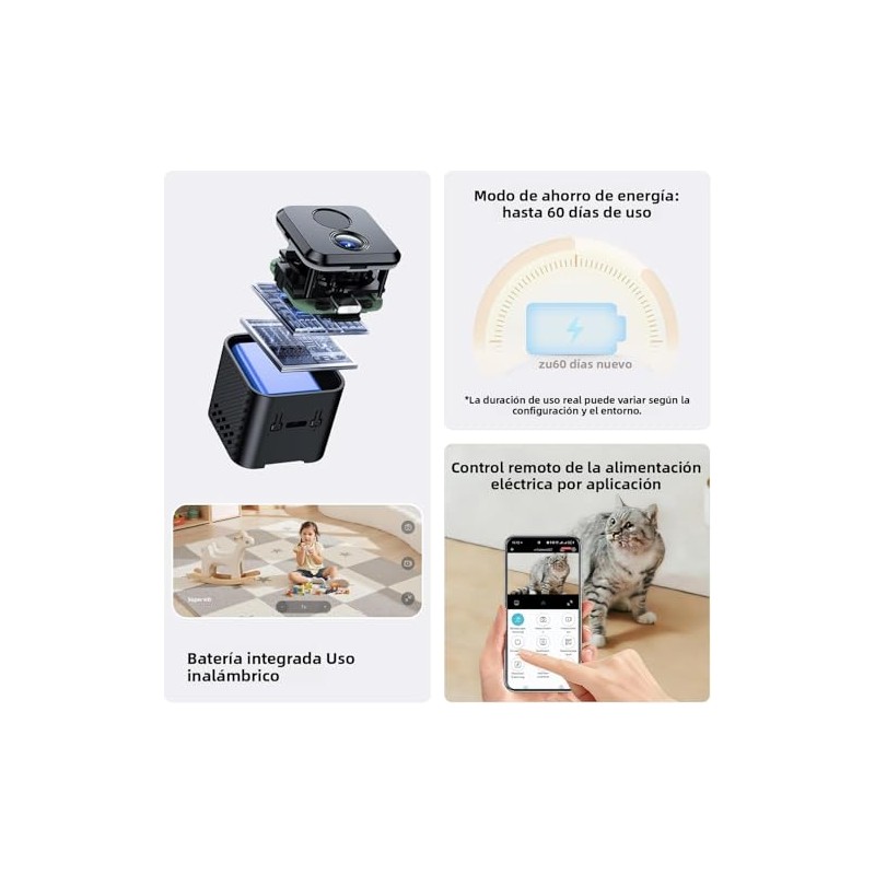 Yhdzsw Mini C?mara, 4K Hd Nanny Cam para el Hogar
