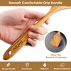 AIUHI Wood Spoons for Cooking, Nonstick Kitchen Utensil Set, Wooden