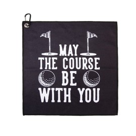 Funny Golf Towel - I Use This Towel to Wash My Balls | Golf Ball Towel with Clip for GolfBags | Golfs Gifts for Men, Dad, Husband, Boyfriend | Father's Day, Christmas, Birthday Golf Accessories