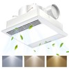 FASDUNT Bathroom Exhaust Fan with Light - Ultra Quiet 1.0