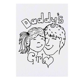 'Daddy's Girl' Temporary Tattoo - Water Resistant, Skin-Safe, Non-Toxic Transfer (TO00021765)