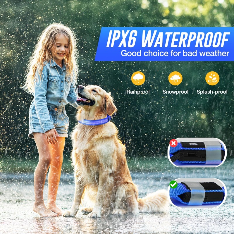 5200RGB Luminous Rabbit Band Blue-M