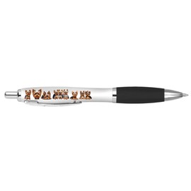 DV DESIGN 1 x Yorkshire Terrier Black Pen - Yorkie Dogs Puppy Pets Animals Joke Stationary School Teacher Christmas Birthday Friend Girls Boys #81245