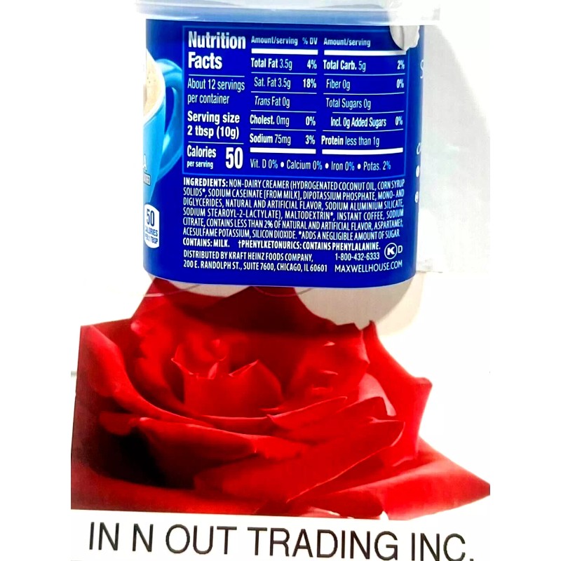 Maxwell House International French Vanilla Cafe Sugar Free 4.3 oz