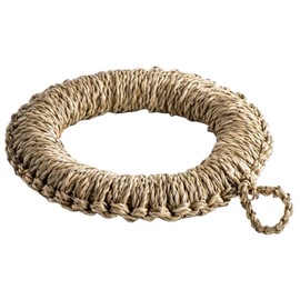 Grass Trivet, 9.4 inches (24 cm), Natural Material, Wall Mounted Trivet, Hangable, Earthenpot