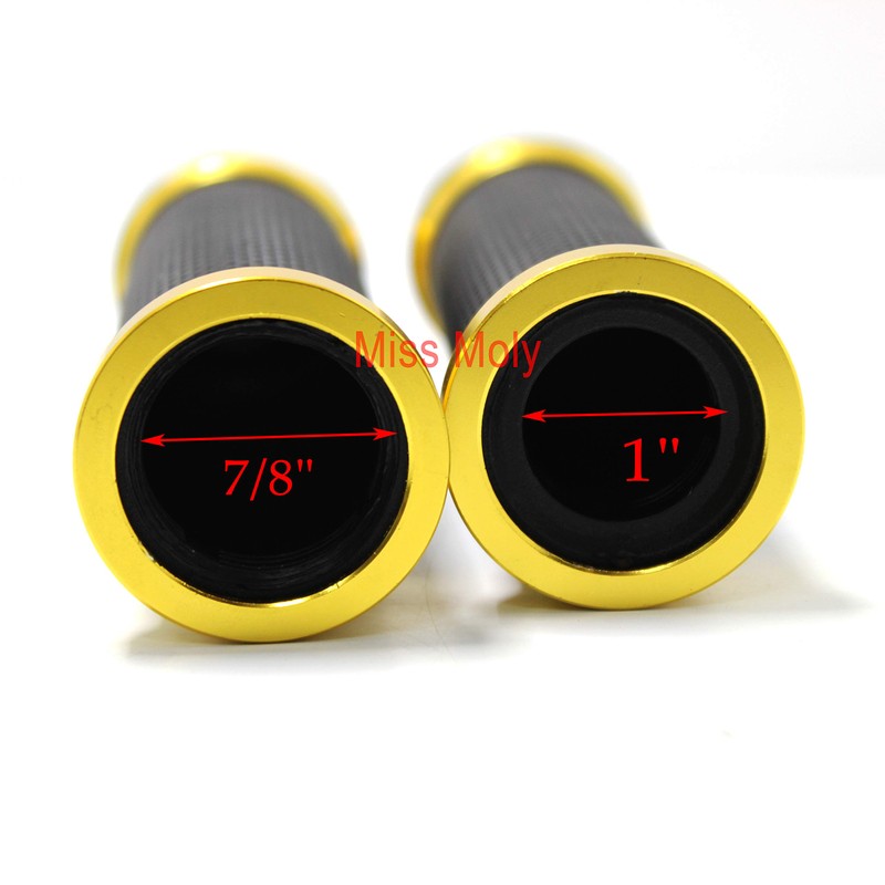 7/8 Inch 22 mm Motorcycle Grips Non-Slip Rubber Handlebar Grips