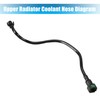 X AUTOHAUX Upper Radiator Coolant Hose for Land Rover Range