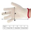 A8 Cut Resistant Gloves HPPE Fiber Food Grade Kitchen Hand