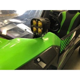 Full Access UTV Kawasaki KRX & KRX4 1000 A Pillar LED Lights And Mounts (Yellow lights)