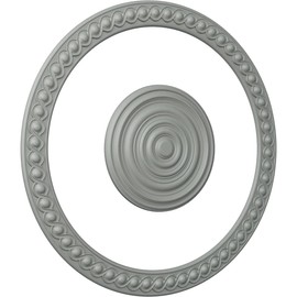 28 3/4"OD Ceiling Ring with 12 5/8"OD Ceiling Medallion Carton Light Accent Kit