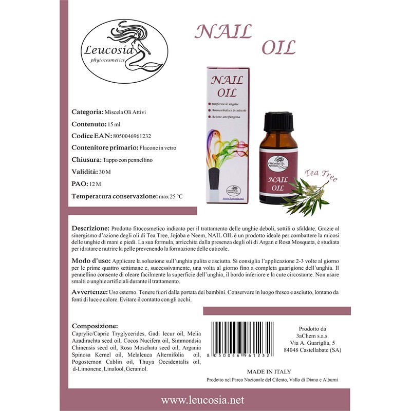 Nail Oil - 15ml - Nail Strengthening Oil - 100%
