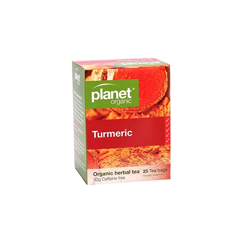 Planet Organic Turmeric 25 Tea Bags