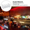Acrylic Shot Glass Holder Carrying 6 Square Transparent Liquor Cup