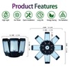 ANYPOWK LED Garage Light - 20000 Lumen 6500K Daylight 200W,