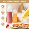 Belinlen 8 Pack 12 oz Plastic Squeeze Squirt Condiment Bottles