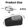 Wjelet 6 Pcs Portable Kitchen Gadget, with 2 Pieces Carabiner,