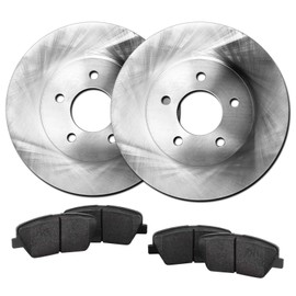 Hart Brakes Front Brakes and Rotors Kit |Front Brake Pads| Brake Rotors and Pads| Ceramic Brake Pads and Rotors |fits 2013-2019 Ford Escape, Focus, Transit Connect; Lincoln MKC