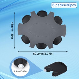 36pcs Hearing Aid Wax Guards, ABS Shields & Cleaning Kit Wax Filters for Oticon Minifit Prowax Hearing Aids