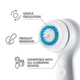 Cabezal de cepillo de repuesto para Clarisonic MIA 2, limpieza profunda de poros, paquete de 2