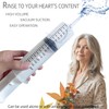 AZREKV 150ML Enema Syringe Cleaning Douche System，Travel Enema Kit for