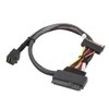 Mini SAS SFF-8643 to SFF-8639 U.2 4CH Connector Wire Cable
