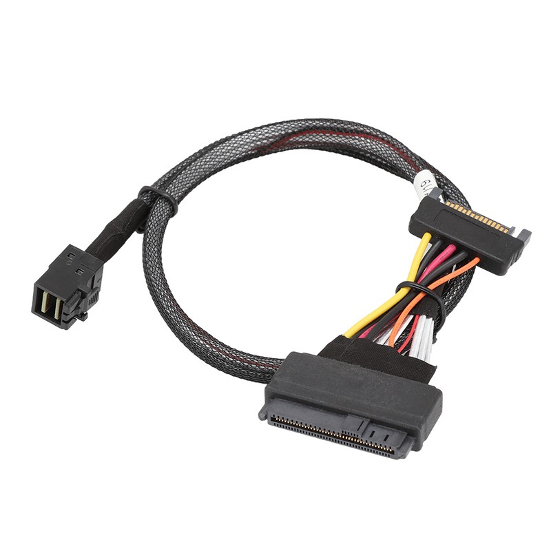 Mini SAS SFF-8643 to SFF-8639 U.2 4CH Connector Wire Cable