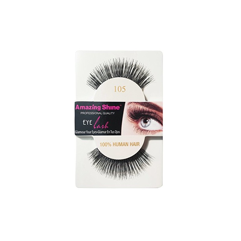 Amazing Shine Natural Hair False Eyelashes - 105