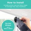 Aycorn Temporary Blackout Blinds & Curtains For Bedroom, Living Room,