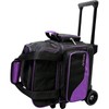 Pyramid Path Pro Deluxe Single Roller Bowling Bag (Black/Purple)