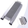 Futchoy Universal Aluminum Intercooler Universal Turbo Intercooler 2.5" Car Universal