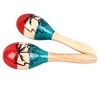 2Pcs Sand Hammer Maraca Shaker Rattle Portable Percussion Instrument Musical