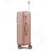 MKF Collection Large Suitcase with wheels, Polycarbonate Fashion Travel bags