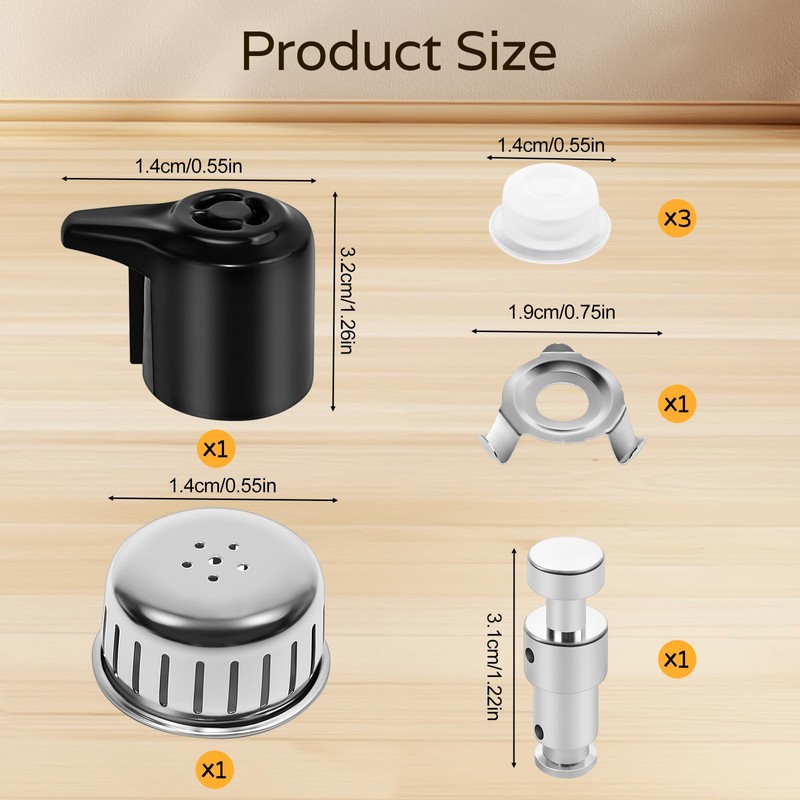 Pressure Cooker Steam Release Valve Replacement Kit - With Float