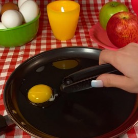 The Original Egg Tool. Engineered to instantly pick up broken eggshell fragments and the chalaza mucus membrane glob. Essential Kitchen Tool for Chefs and Bakers. Voted 9/10 in new kitchen gadgets.