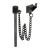 Prime-Line MP4148 Sliding Door Pin Lock with Ring, Black Finish