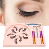 5 Pairs Magnetic Lashes with Eyeliner Kit Glue Free Waterproof