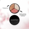 Cheek Palette: Bronzer, Highlighter, Blush Palette for Dewy Skin, Lit