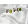 Lying and rolling checked cat nails (matte) - Almond Egg