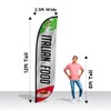 LookOurWay Feather Flag Banner - 12 Feet Tall Advertising Flags