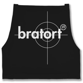 Shirtracer - Apron - BBQ Apron - Adult - Bratort Grillmeister Grill, 2 Black